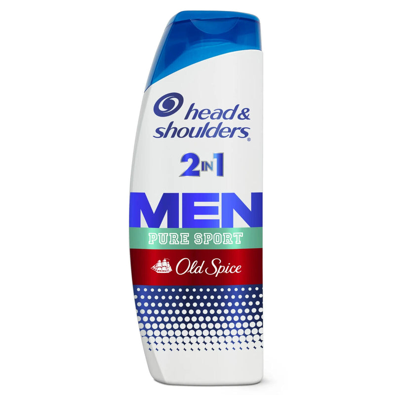 Head & Shoulders Old Spice Pure Sport Men's Anti-Dandruff 2-in-1 Shampoo and Conditioner 12.5 oz