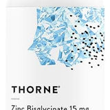 Thorne Zinc Bisglycinate 15 mg 60 Capsules