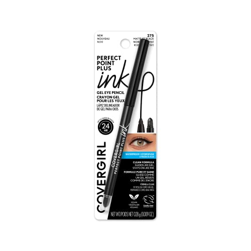 Covergirl Perfect Point Plus Ink Gel Eye Pencil Matte Jet Black