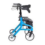 Drive Medical Nitro Sprint Rollator Walker - Tall - Blue