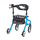 Drive Medical Nitro Sprint Rollator Walker - Tall - Blue