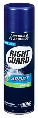 Right Guard Sport Antiperspirant & Deodorant Spray for Men Fresh Scent 6 Oz