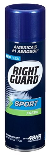 Right Guard Sport Antiperspirant & Deodorant Spray for Men Fresh Scent 6 Oz
