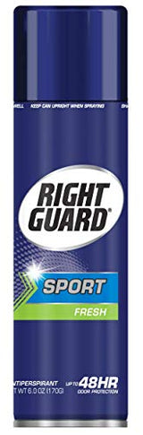Right Guard Sport Antiperspirant & Deodorant Spray for Men Fresh Scent 6 Oz