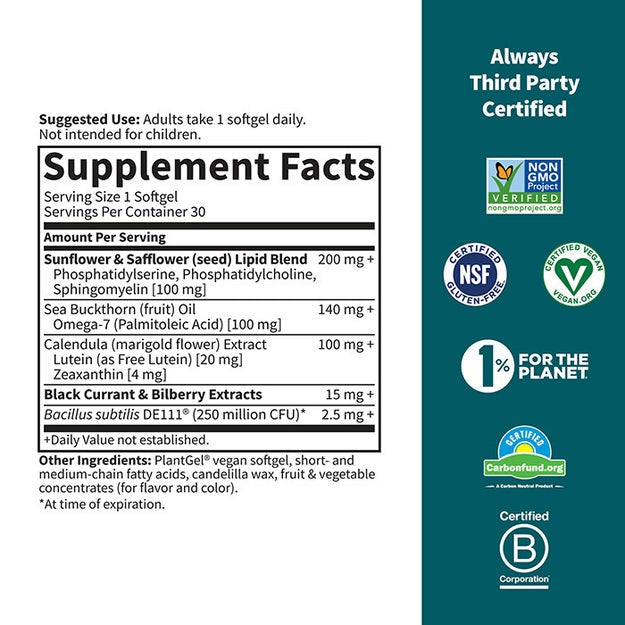 Garden of Life Eye Health Softgels 30ct