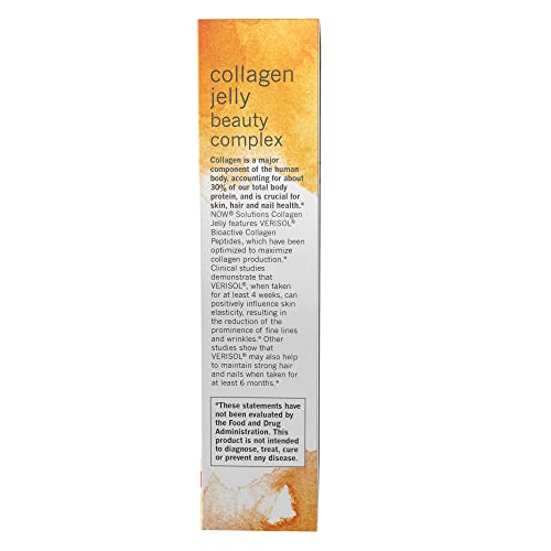 Now Foods Collagen Jelly Beauty Complex, Sweet Orange 10 Jelly Sticks