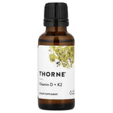 Thorne Vitamin D + K2 Liquid Drops 1 fl oz