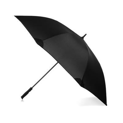 Totes Total Protection Auto Open Sport Stick Umbrella - Black