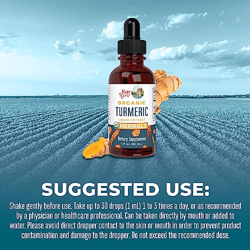 Mary Ruth's Organic Turmeric Liquid Extract Alcohol Free 1190 mg 1 Oz
