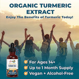 Mary Ruth's Organic Turmeric Liquid Extract Alcohol Free 1190 mg 1 Oz