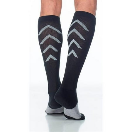 Sigvaris Athletic Recovery Calf High Socks 15-20mmHg Black