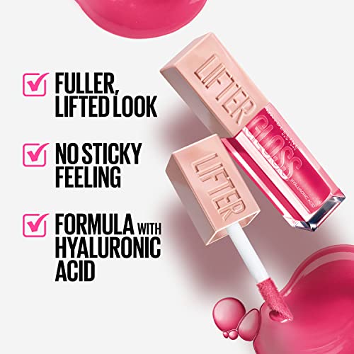 Maybelline Lifter Gloss Plumping Lip Gloss with Hyaluronic Acid - 25 Taffy - 0.18 Fl Oz