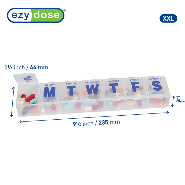 Ezy Dose Weekly 2xl Pill Planner 67198