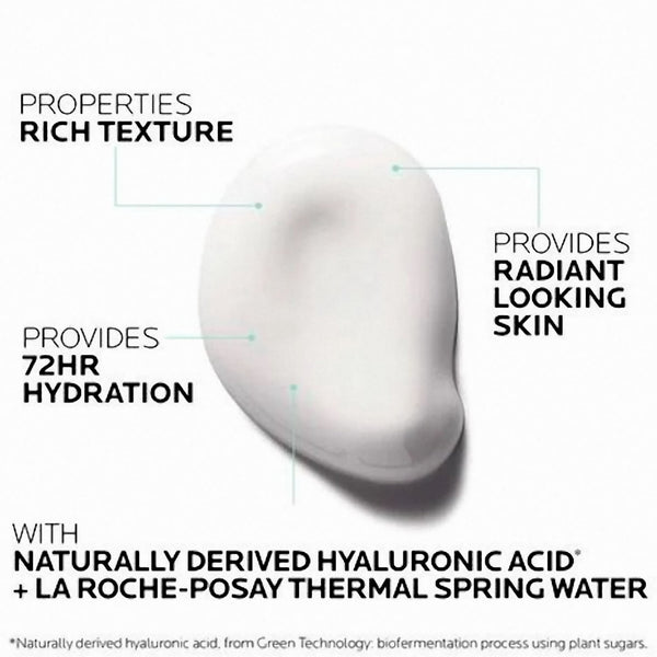 La Roche Posay Hydraphase Rich 72hr 1.69 Oz