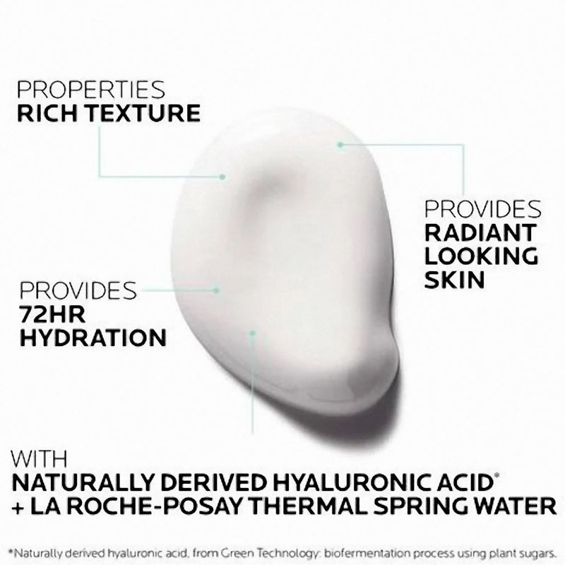 La Roche Posay Hydraphase Rich 72hr 1.69 Oz