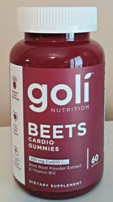 Goli Nutrition Beets Cardio Vegan Vitamin Gummies - 60ct