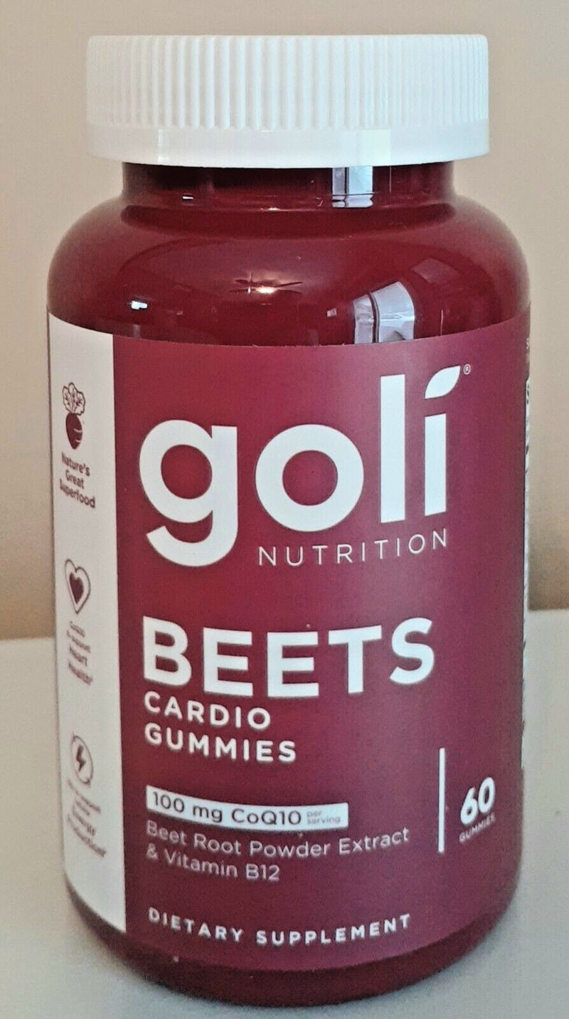 Goli Nutrition Beets Cardio Vegan Vitamin Gummies - 60ct