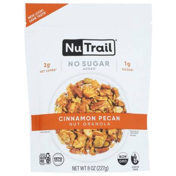 NuTrail Nut Granola, Cinnamon Pecan, 8 Oz