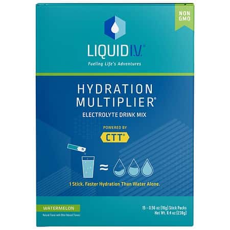 Liquid I. V. Hydration Multiplier Powdered Electrolyte Drink Mix - 15 Pack