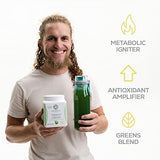 Sunwarrior Thermo Greens Green Apple Supergreens Metabolism Booster Powder 7.4 oz