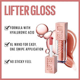 Maybelline Lifter Gloss Plumping Lip Gloss with Hyaluronic Acid - 24 Bubblegum - 0.18 Fl Oz