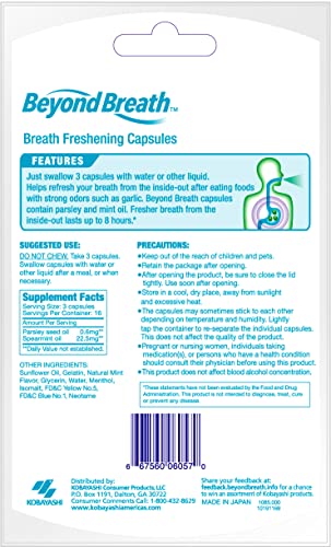 Beyond Breath Natural Breath Freshening Capsules 50ct