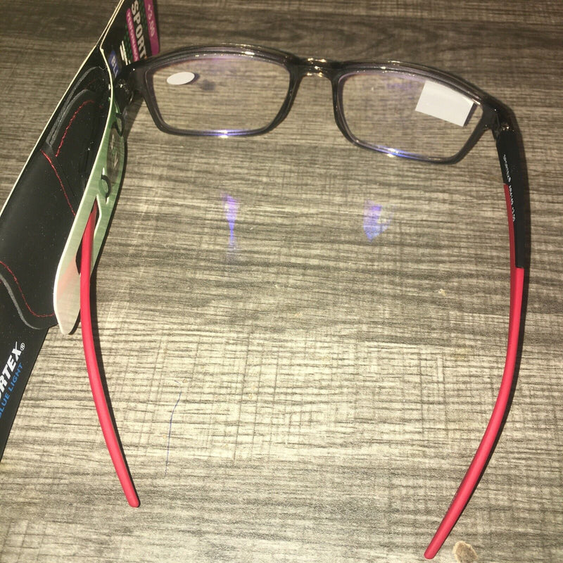 Sportex Men's Reading Glasses with Leather Case, +3.00