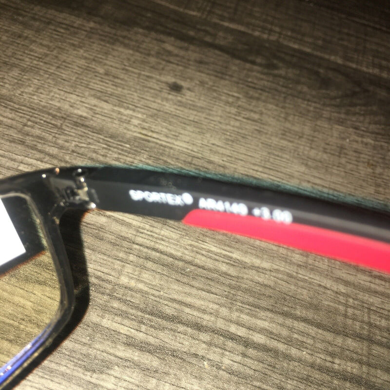 Sportex Men's Reading Glasses with Leather Case, +3.00