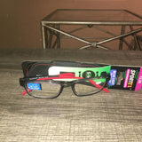 Sportex Men's Reading Glasses with Leather Case, +3.00