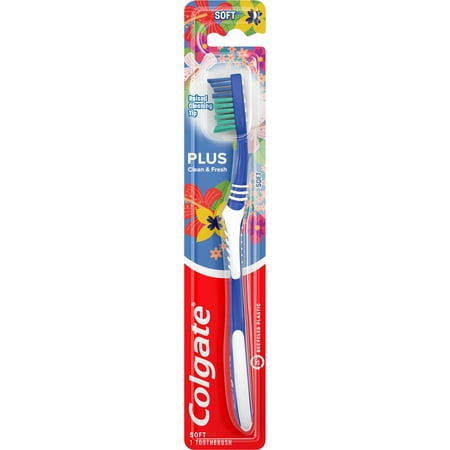 Colgate Cleaning Tip Plus Toothbrush Soft  1.0 CT