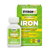 Vitron-C Iron Once Daily, High Potency Iron with Vitamin C, 60 Tablets
