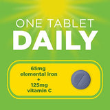 Vitron-C Iron Once Daily, High Potency Iron with Vitamin C, 60 Tablets