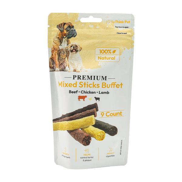 Rethink Pet Premium Mixed Sticks Buffet 9ct