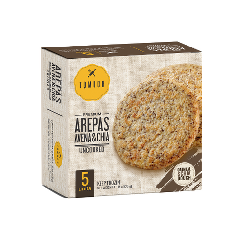Tqmuch Arepas Avena & Chia 5 Units