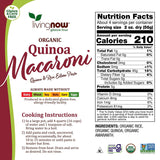 Living Now Organic Quinoa Macarroni Pasta 8oz