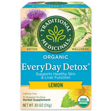 Traditional Medicinals Everyday Organic Lemon Detox 16 Tea Bags