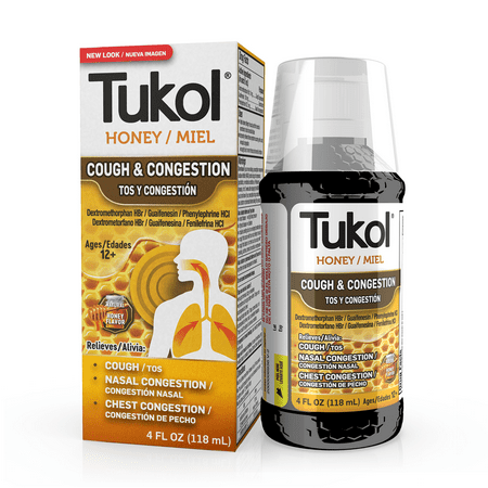 Tukol Multi-Symptom Cold Honey Adult 4oz