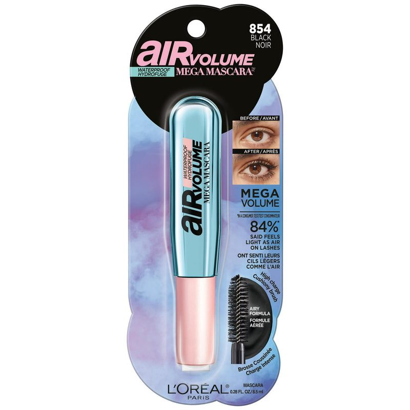 Loreal Airvolume Mega Mascara Waterproof 854 Black