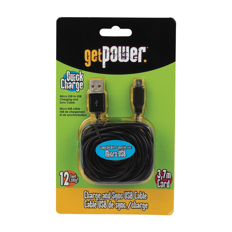 Get Power Charge Sync Cable 12 Feet