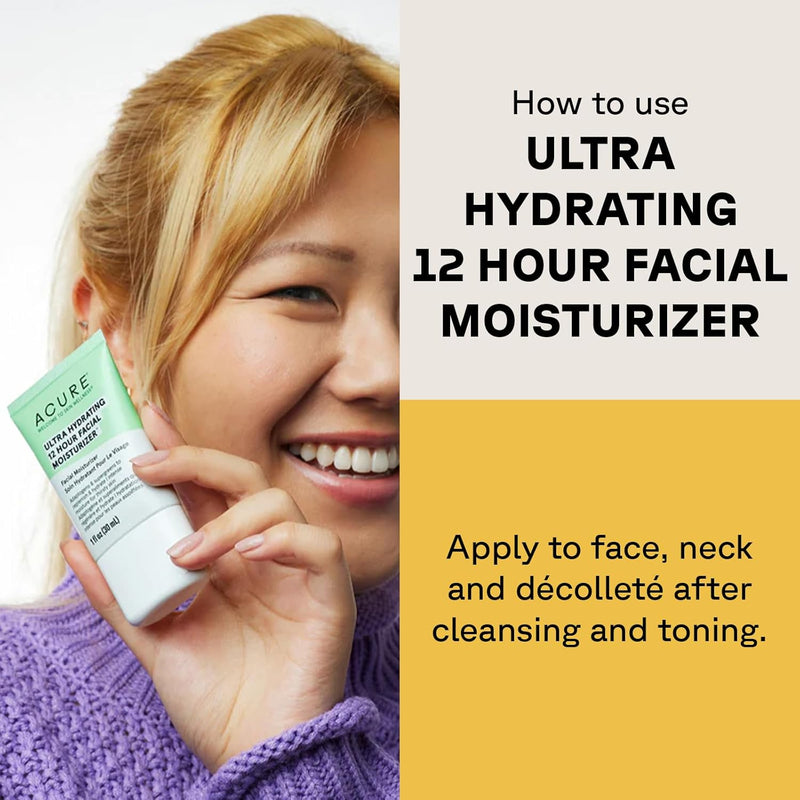 Acure Ultra Hidrating 12H Facial Moisturizer 1 oz
