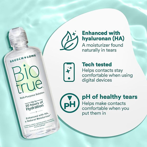Bausch & Lomb Bio True Solution 2 Pack 10oz Each