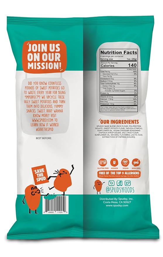 Spudsy Sweet Potato Puffs 4 Oz