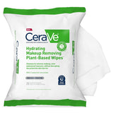 CERAVE HYDRATATING MAKEUP REMOVING WIPES X 25
