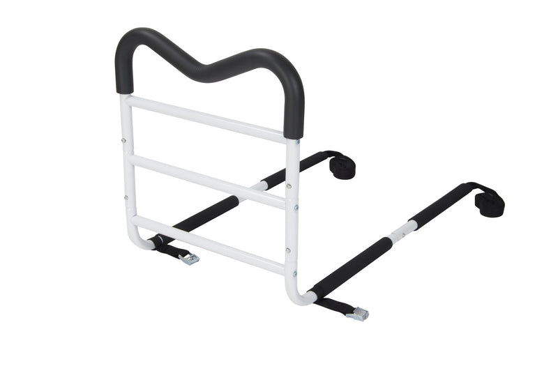 Drive Medical 1222p M-Rail Home Bed Assist Handle with Pouch, White