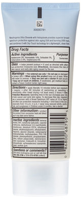 NEUTROGENA ULTRA SHEER SPF45 3Oz