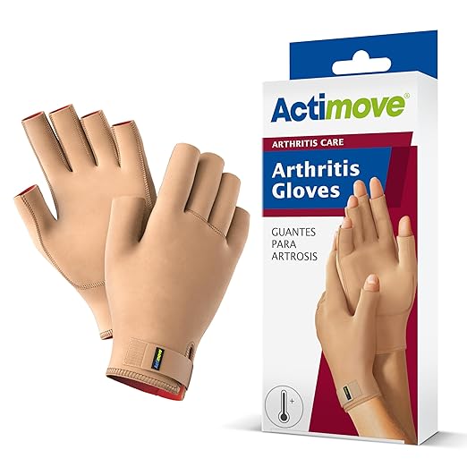 Guantes de cuidado de artritis actimove beige