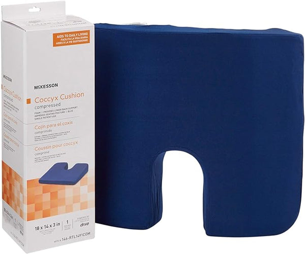 Mckesson Coccyx Seat Cushion Com 18 x 14 x 3In
