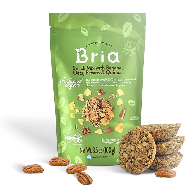 Bria Banana Pecans Quinoa & Oats Bites crujientes 3.5 oz
