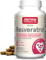 Jarrow Fórmulas Resveratrol 100 mg Cápsulas de vegetales