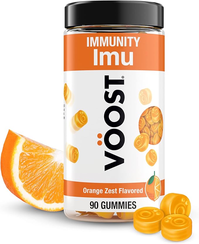 Voost inmune vitamina C + gomitas de naranja de zinc 90ct